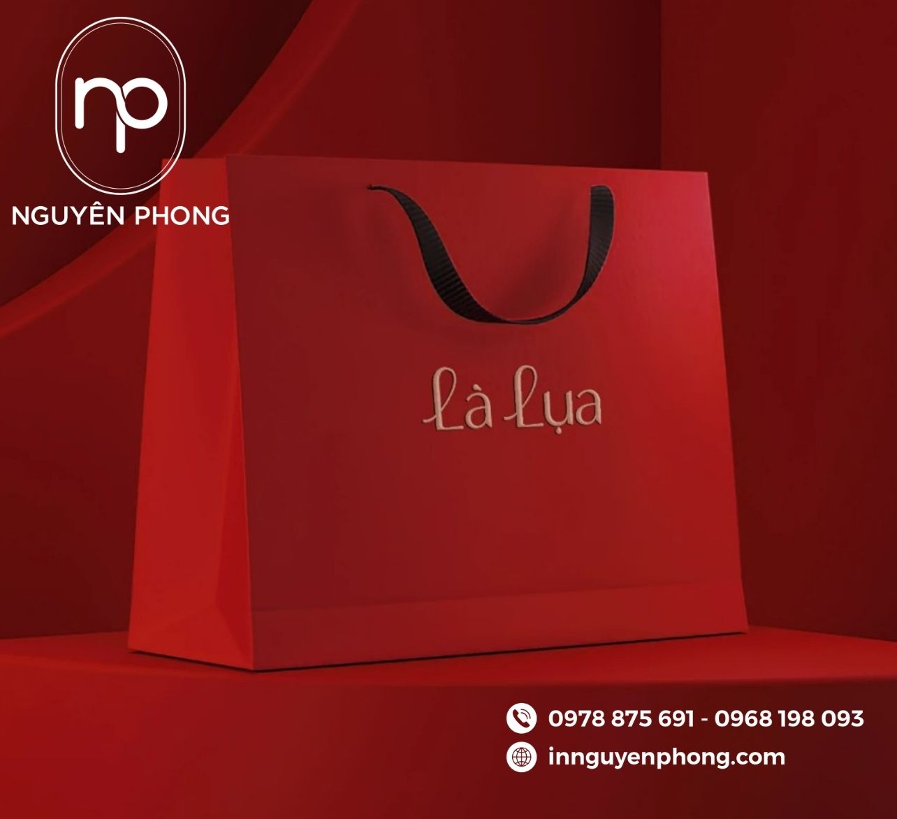 Mẫu túi giấy đựng áo dài thương hiệu 